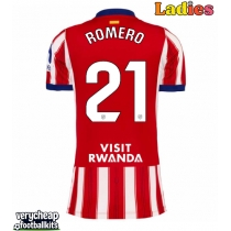 Atletico Madrid Cristian Romero #21 Replica Home Shirt Ladies 2026-27 Short Sleeve